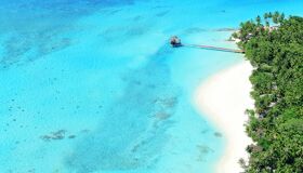 White Sand Beach and Blue Ocean in the Southern of Thailand